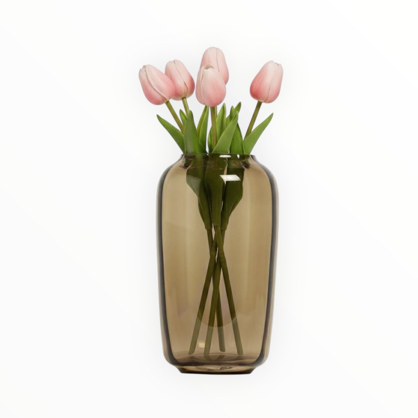 Tulpen Boeket Roze 5 stuks 42 cm kunstbloemen Real Touch