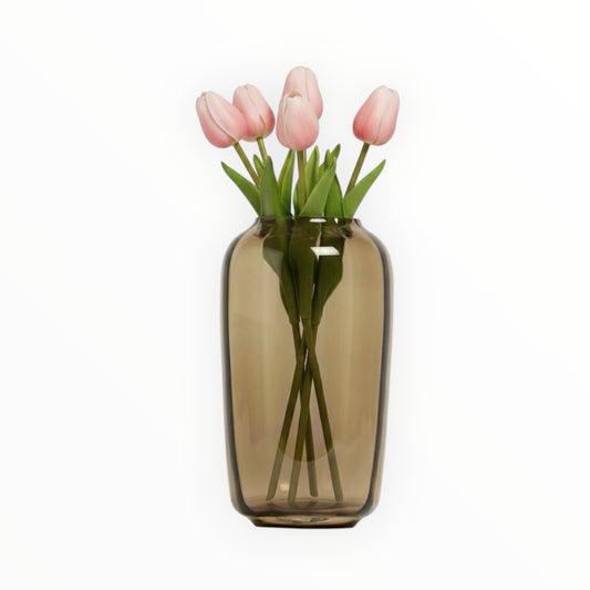 Tulpen Boeket Roze 5 stuks 42 cm kunstbloemen Real Touch