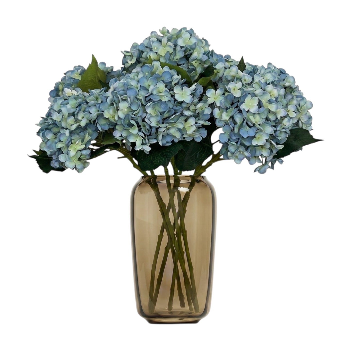 Hortensia takken blauw 52 cm – kunst hortensia’s van Woonware in levendige blauwe kleur