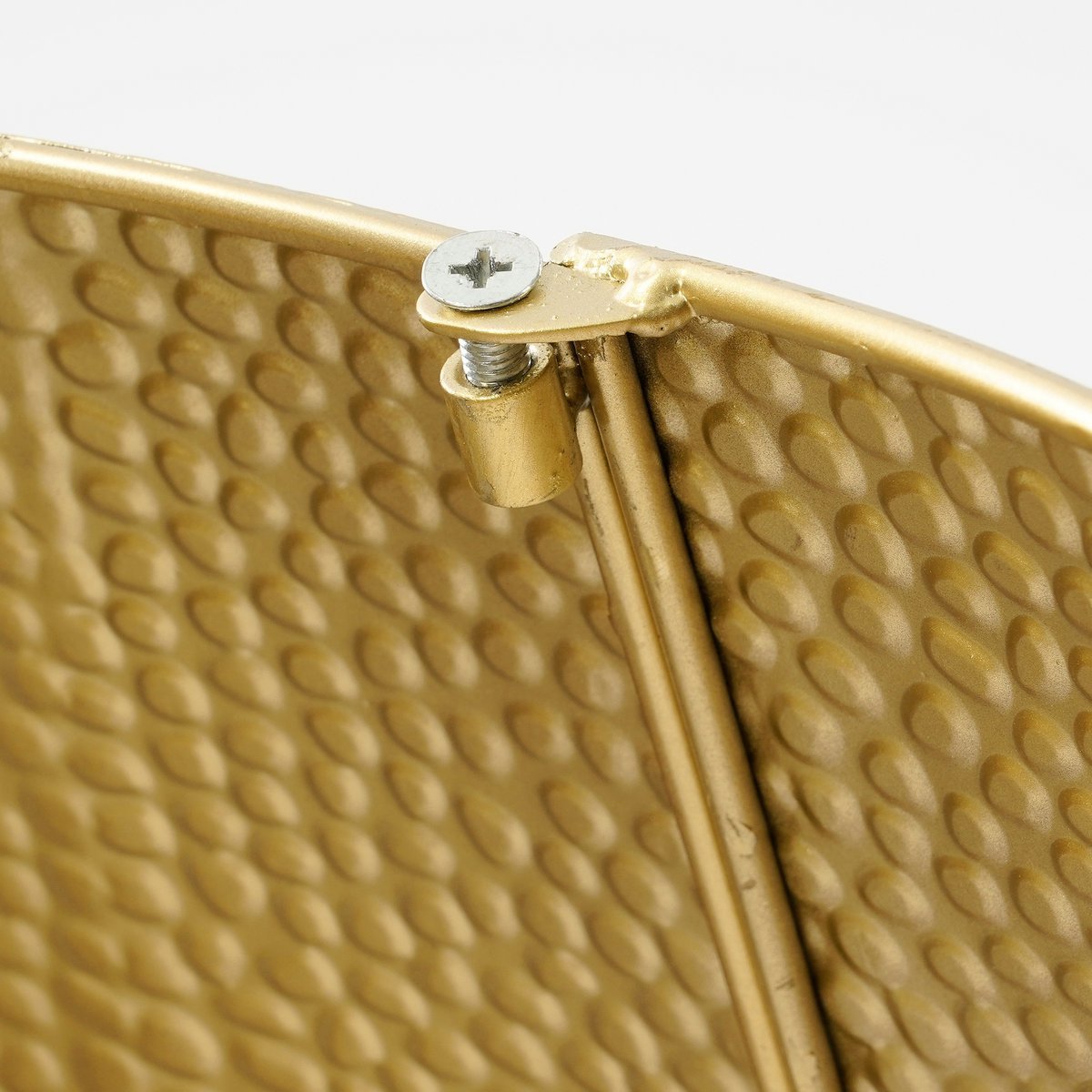 Kerstboomrok goud metaal gehamerd L58 x B38 x H26 cm Woonware