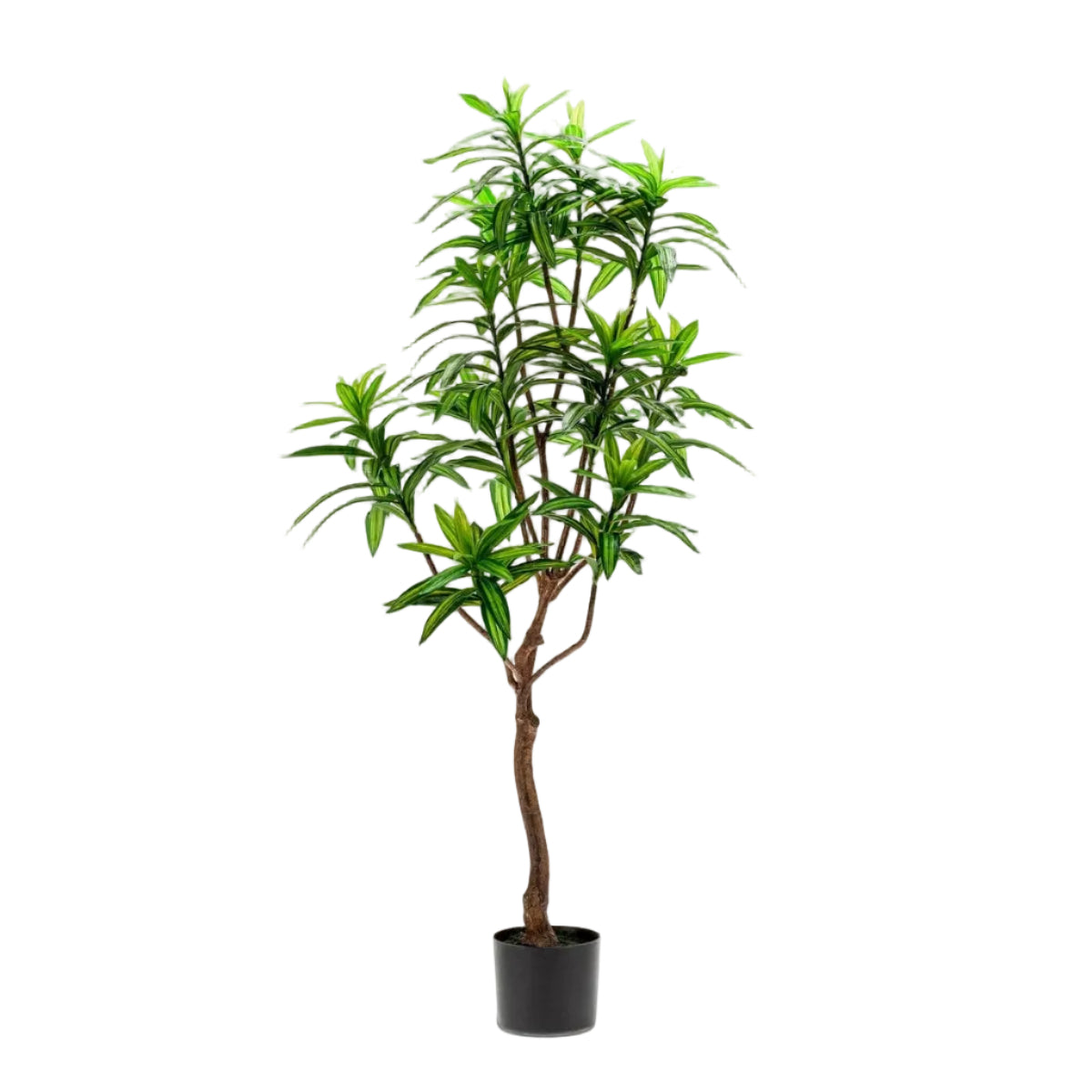 Kunstplant Dracaena 130cm – Drakenboom met tweekleurige bladeren voor woonkamer of kantoor