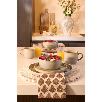 Ozzu Serviesset 4 Persoons Grijs – tijdloos servies Woonware