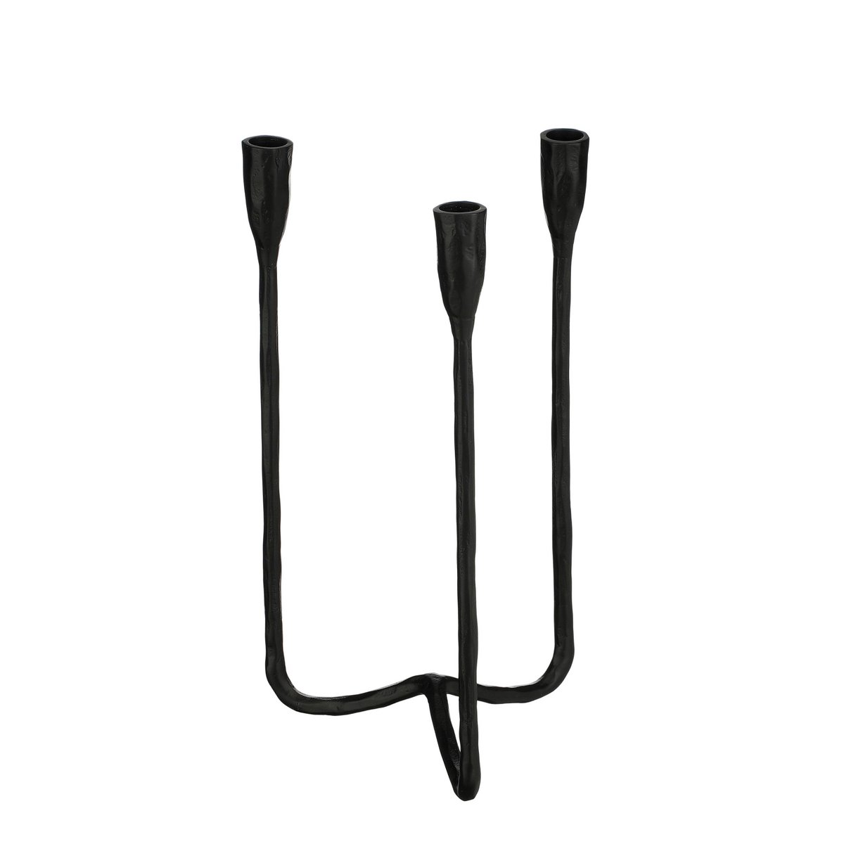 Christy Kandelaar 3 Armen zwart aluminium tafeldecoratie