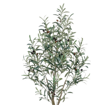Kunst Olijfboom Olea Europaea 140cm – Mediterrane kunstplant zilvergroen