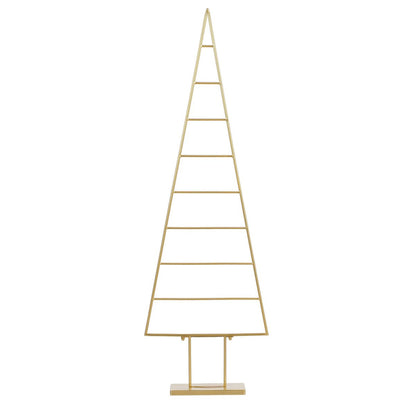 Decoratie kerstboom metaal goud 152 cm moderne kerstdecoratie Woonware