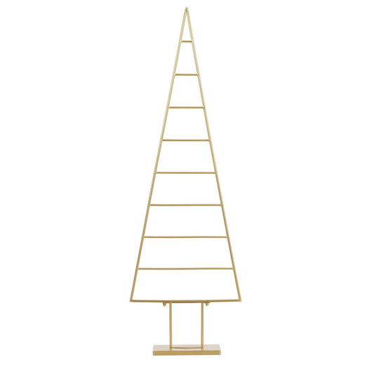 Decoratie kerstboom metaal goud 152 cm moderne kerstdecoratie Woonware