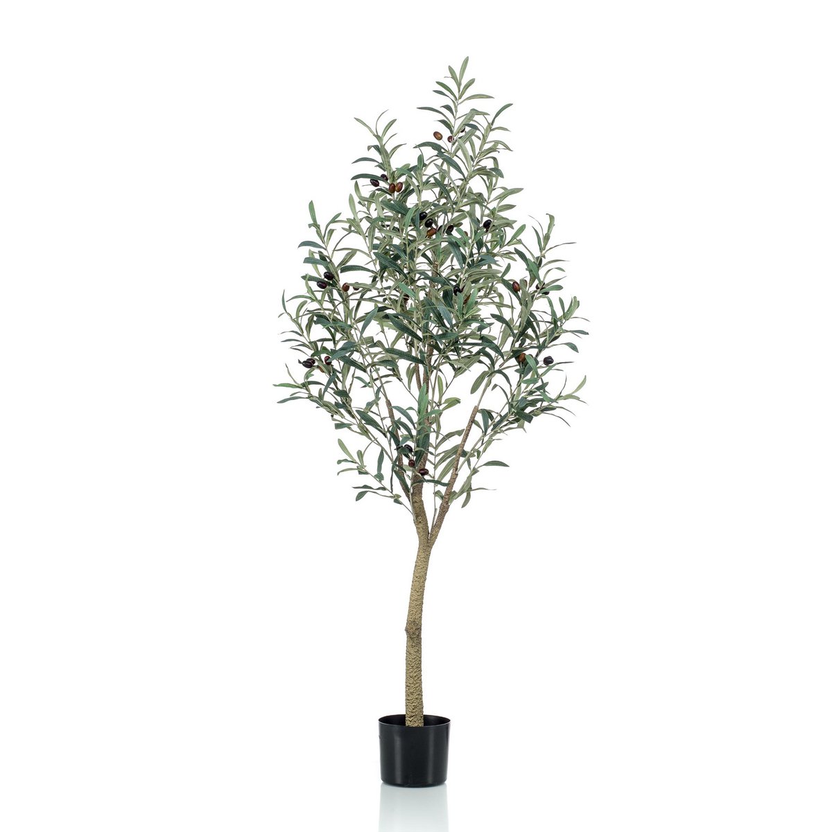 Kunst Olijfboom Olea Europaea 140cm – Mediterrane kunstplant zilvergroen