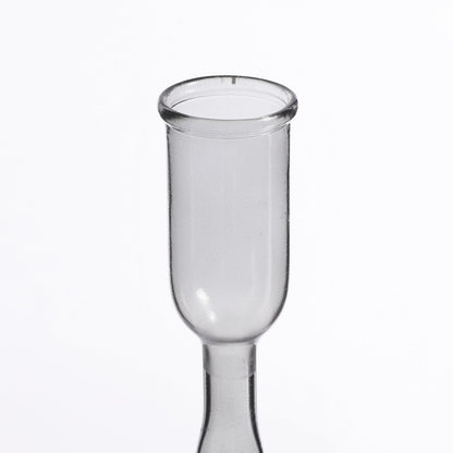 Trent Glazen Kandelaar 33 cm donkergrijs modern tafeldecoratie