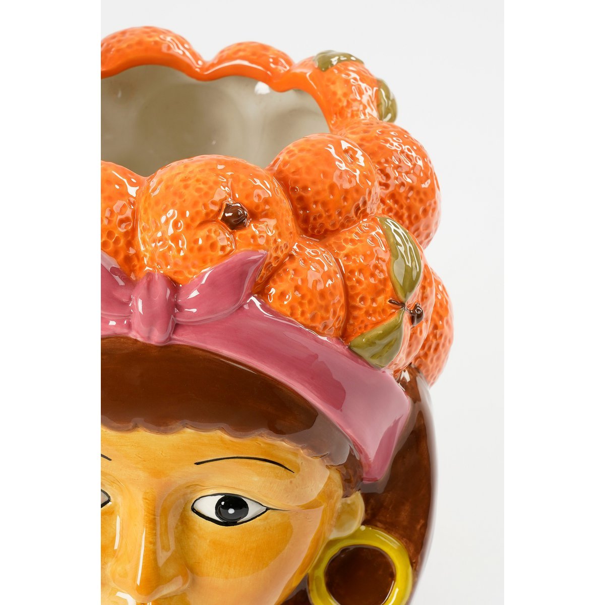 Bloempot Funny , Dolomiet Oranje