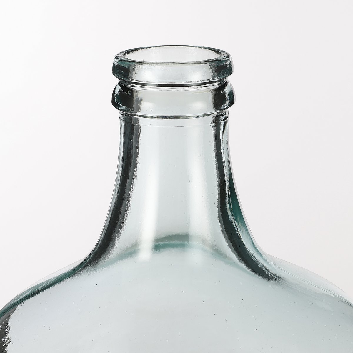 Diego glazen fles vaas transparant van gerecycled glas – Woonware