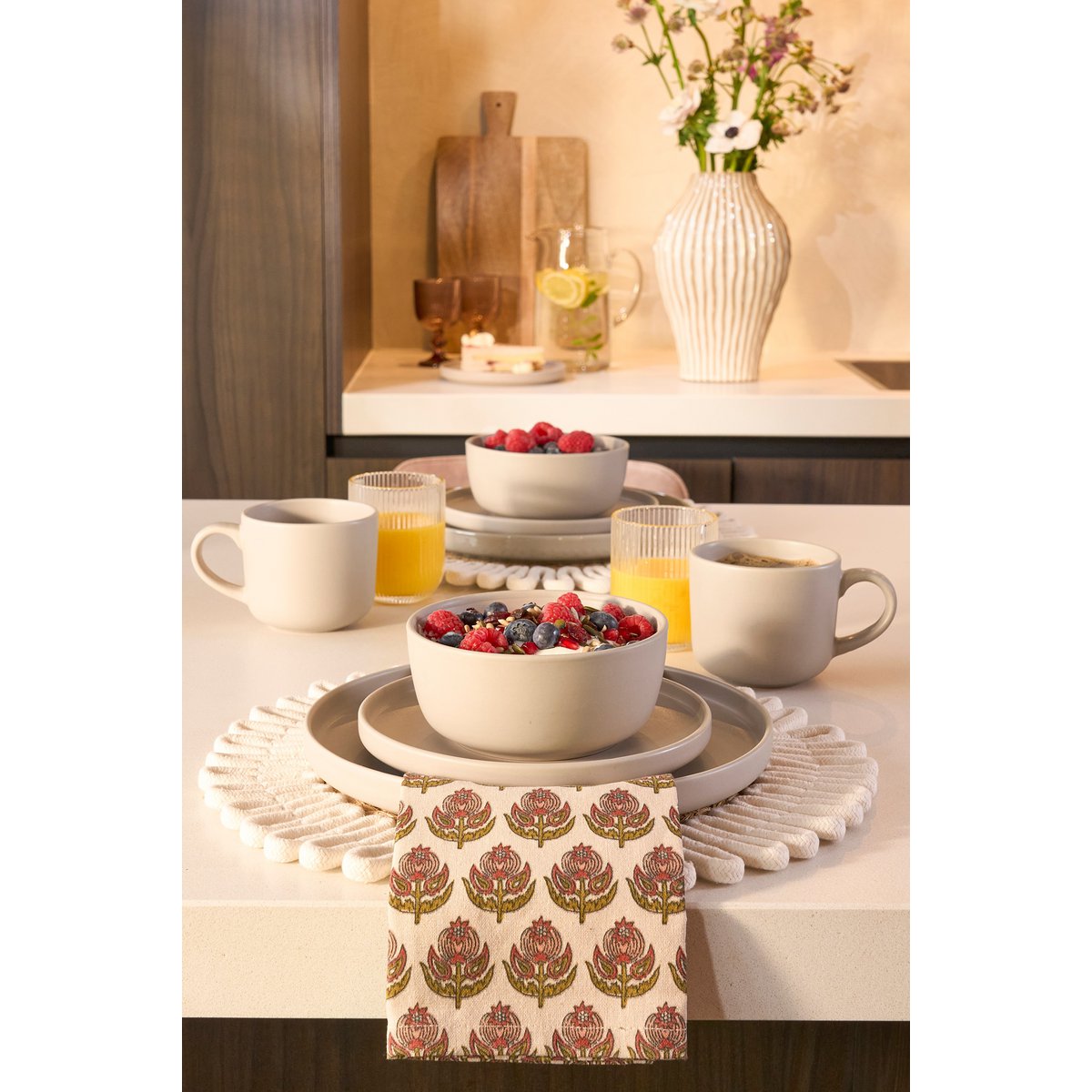 Ozzu Serviesset 4 Persoons - Beige