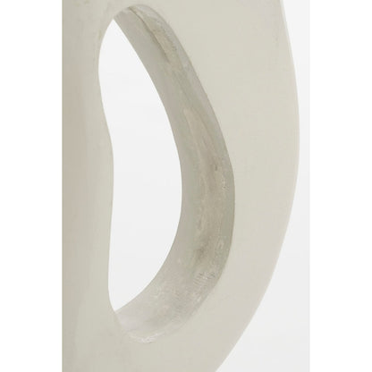 Pastina Ornament op Voet off-white mangohout modern sculptuur
