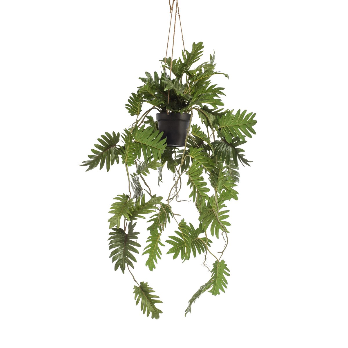Kunstplant Philodendron 80 cm – levensechte groene hangplant voor interieur