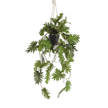 Kunstplant Philodendron 80 cm – levensechte groene hangplant voor interieur