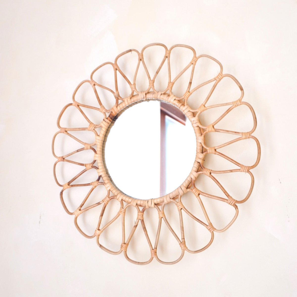 Danau Wandspiegel 38 cm rotan boho chic interieur