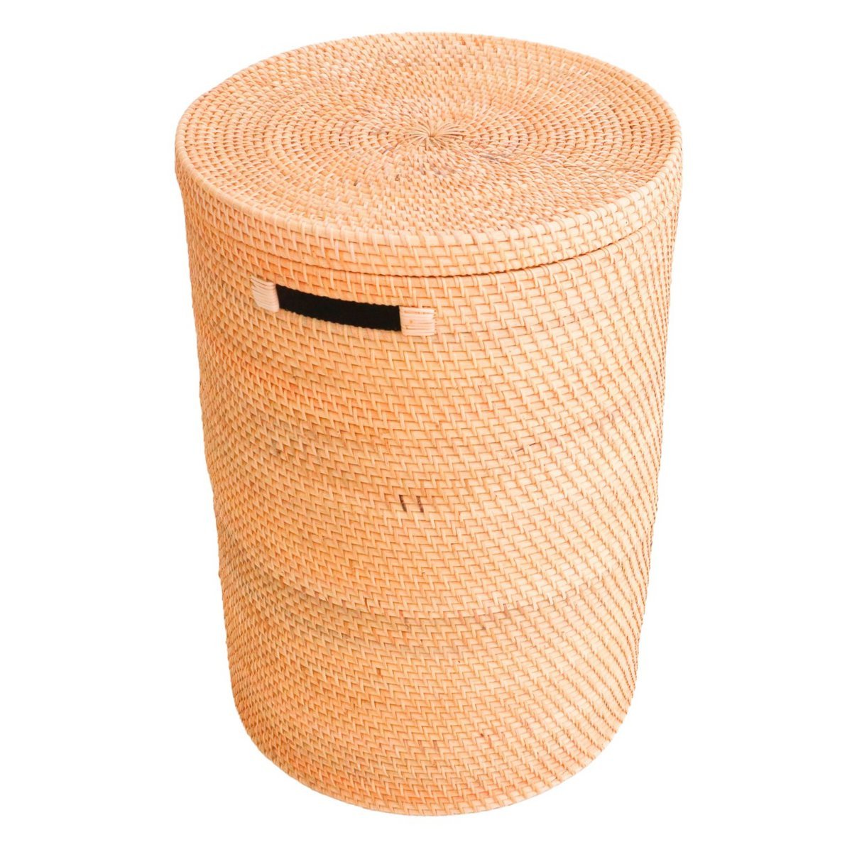 Handgemaakte Sari mand van rotan met deksel – duurzaam en stijlvol voor wasgoed