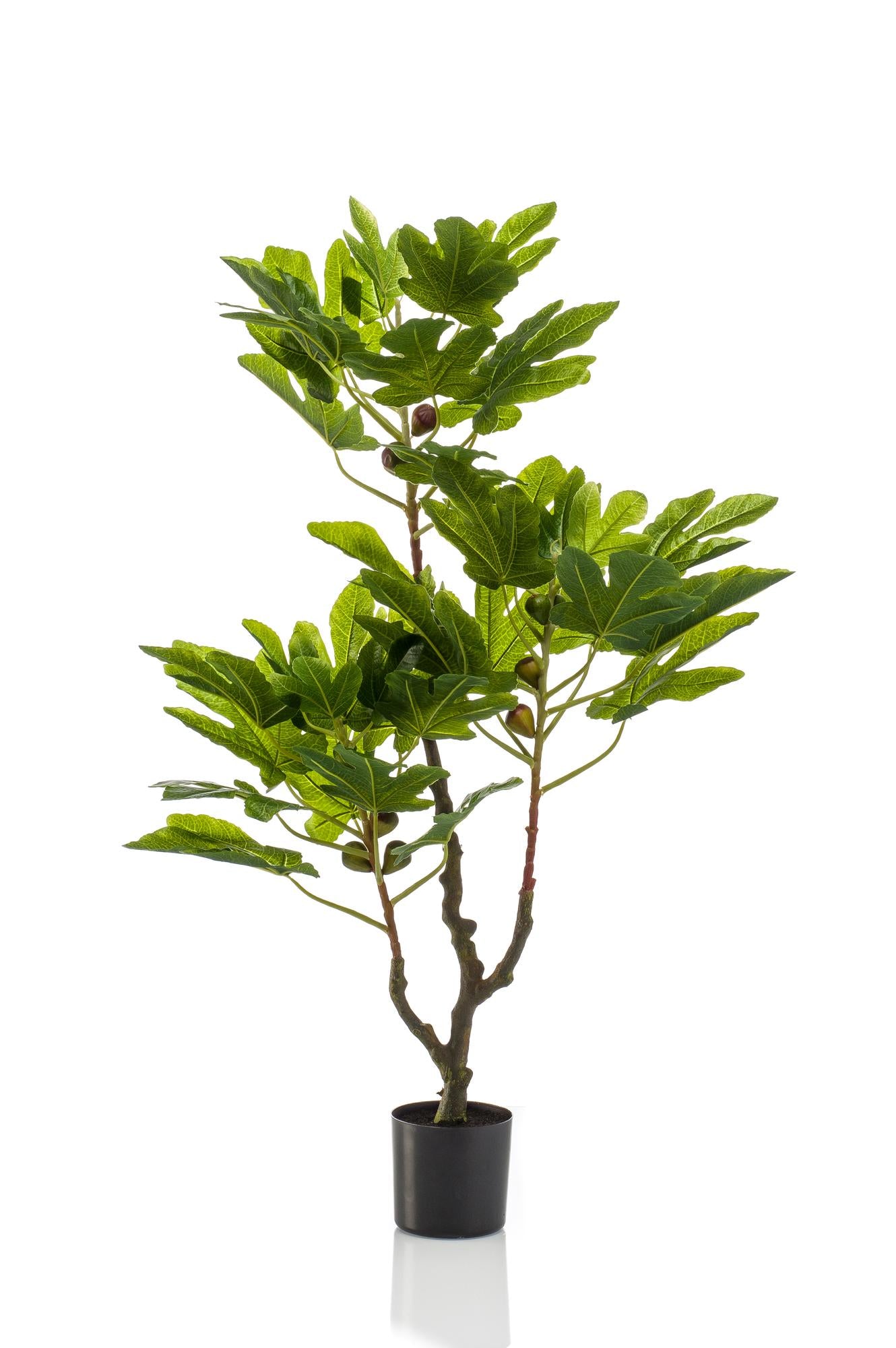 Kunst Vijgenboom Ficus Carica 95cm – Realistische mediterrane kunstplant