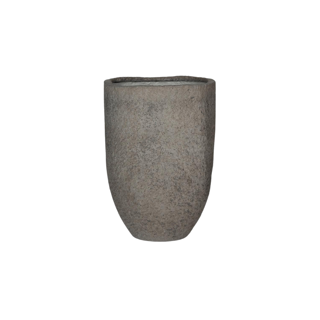 Mountain Hayes bloempot Dioriet Grey Ø38 x H56 hoge grijze plantenpot Woonware