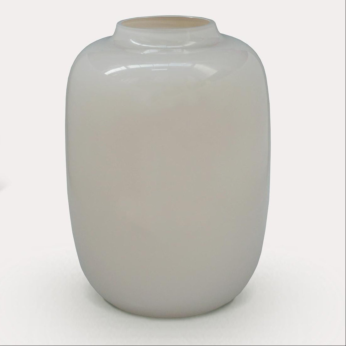 Ivory glazen vaas Artic M H35 W25 cm Woonware