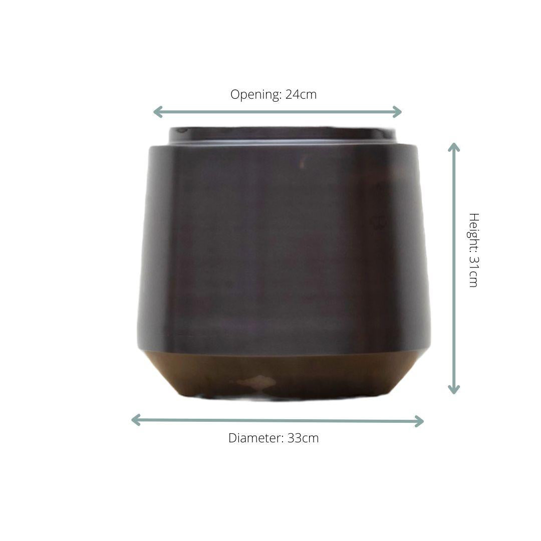 Plantenpot Indigo Vintage Copper D33xH31 – koperkleurige pot met vintage uitstraling | Woonware