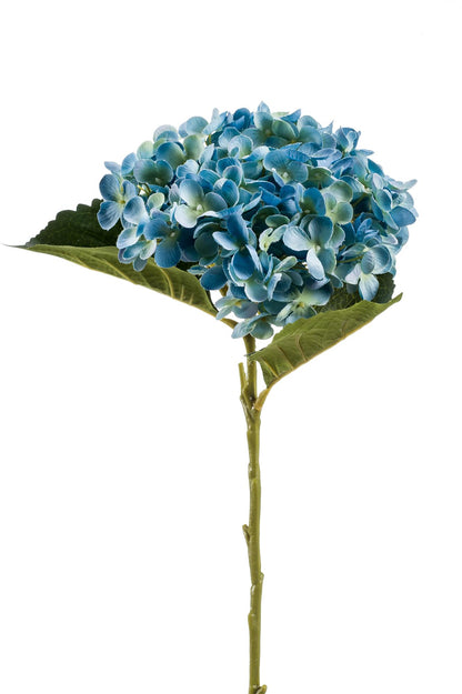 Hortensia takken blauw 52 cm – kunst hortensia’s van Woonware in levendige blauwe kleur