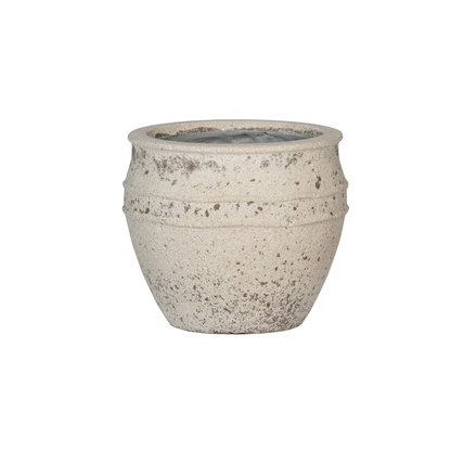 Plantenpot Athena Chalk White D29xH24 – moderne witte pot | Woonware