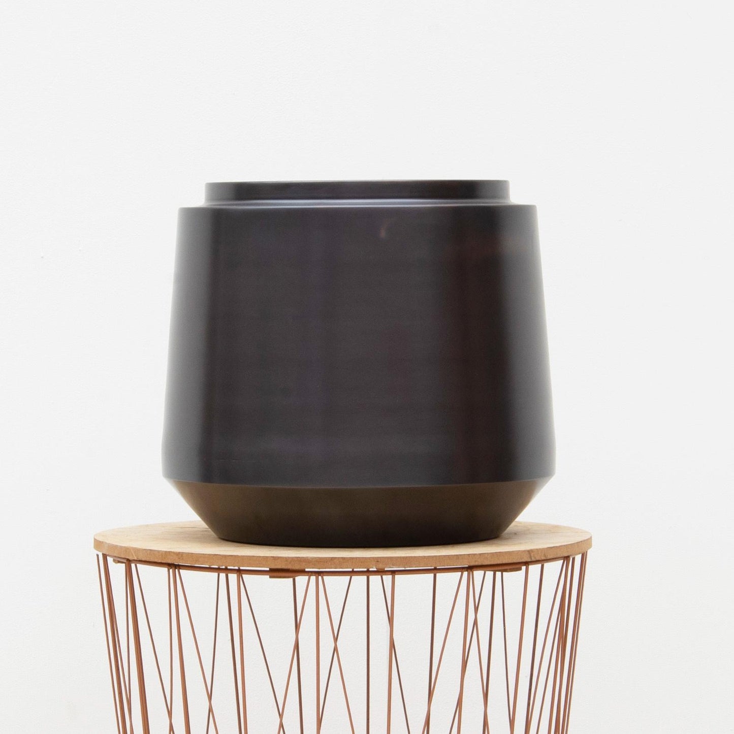 Plantenpot Indigo Vintage Copper D33xH31 – koperkleurige pot met vintage uitstraling | Woonware