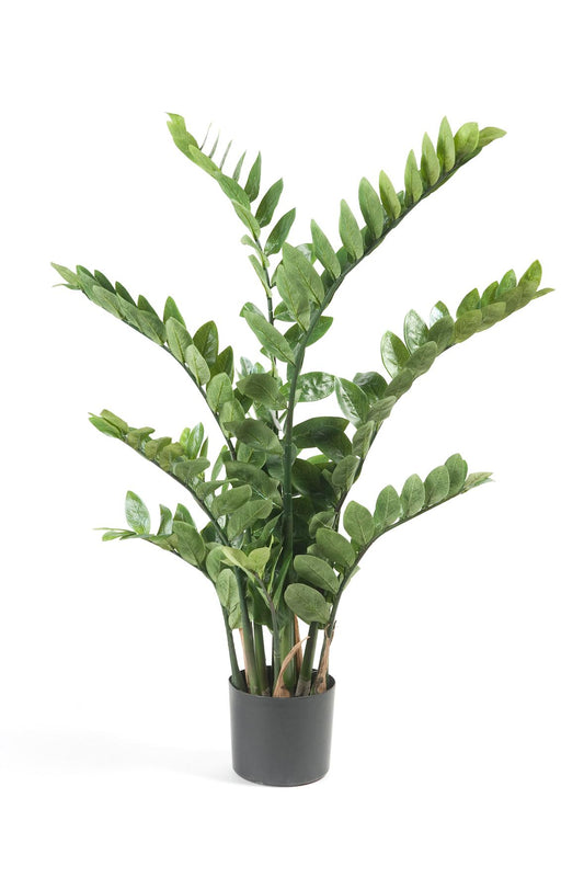 Kunstplant Zamioculcas 110cm – Kamerpalm met ovaalvormige bladeren voor woonkamer of kantoor