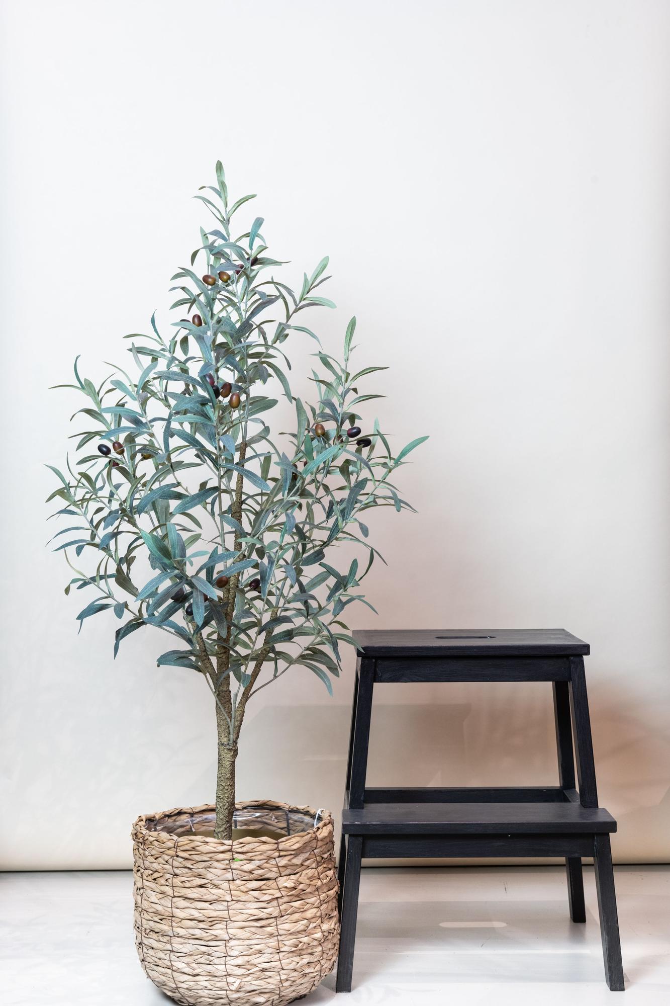 Kunst Olijfboom Olea Europaea 115cm – Realistische mediterrane kunstplant