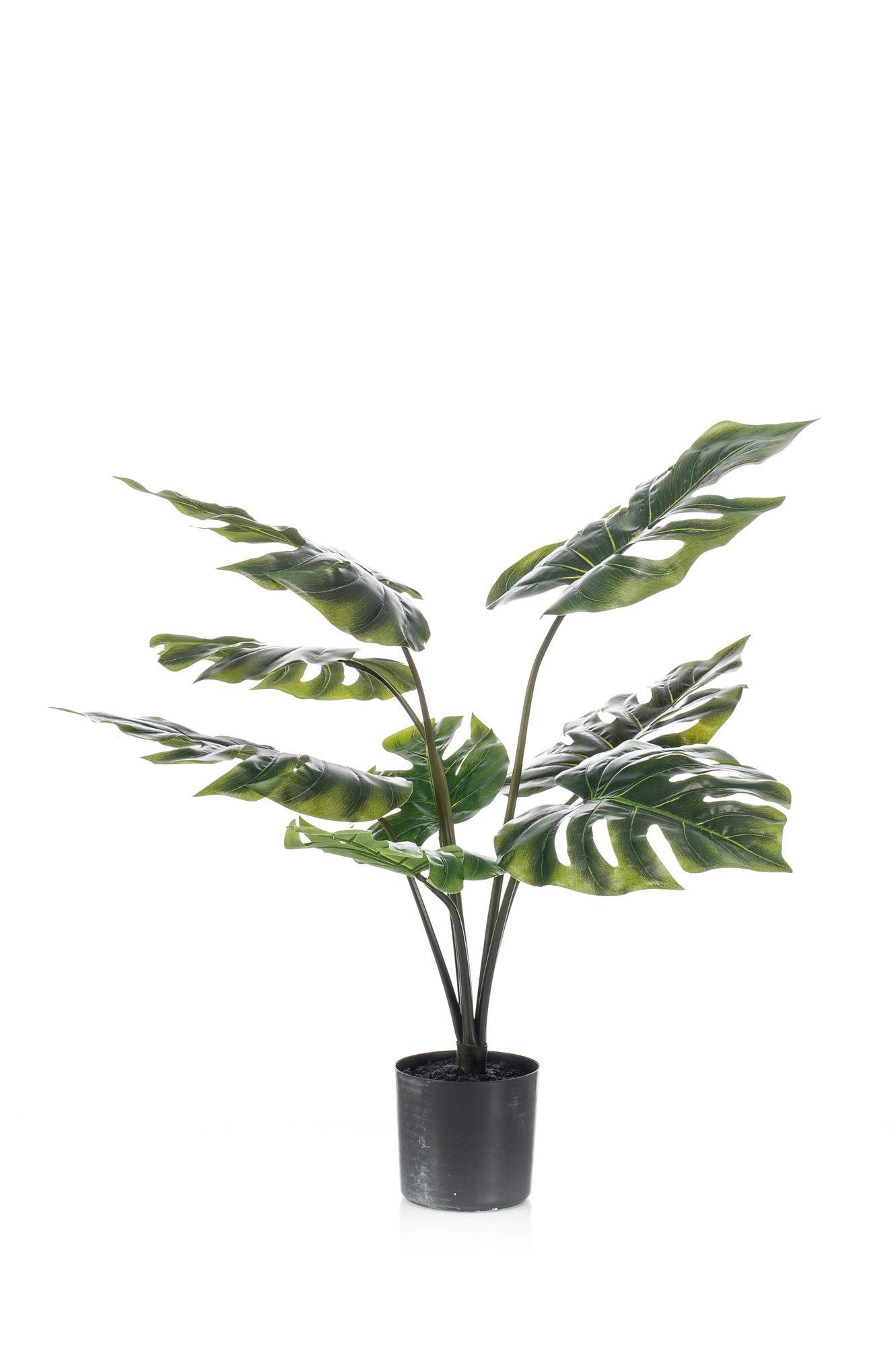 Kunstplant Monstera Deliciosa 65cm – Realistische groene gatenplant