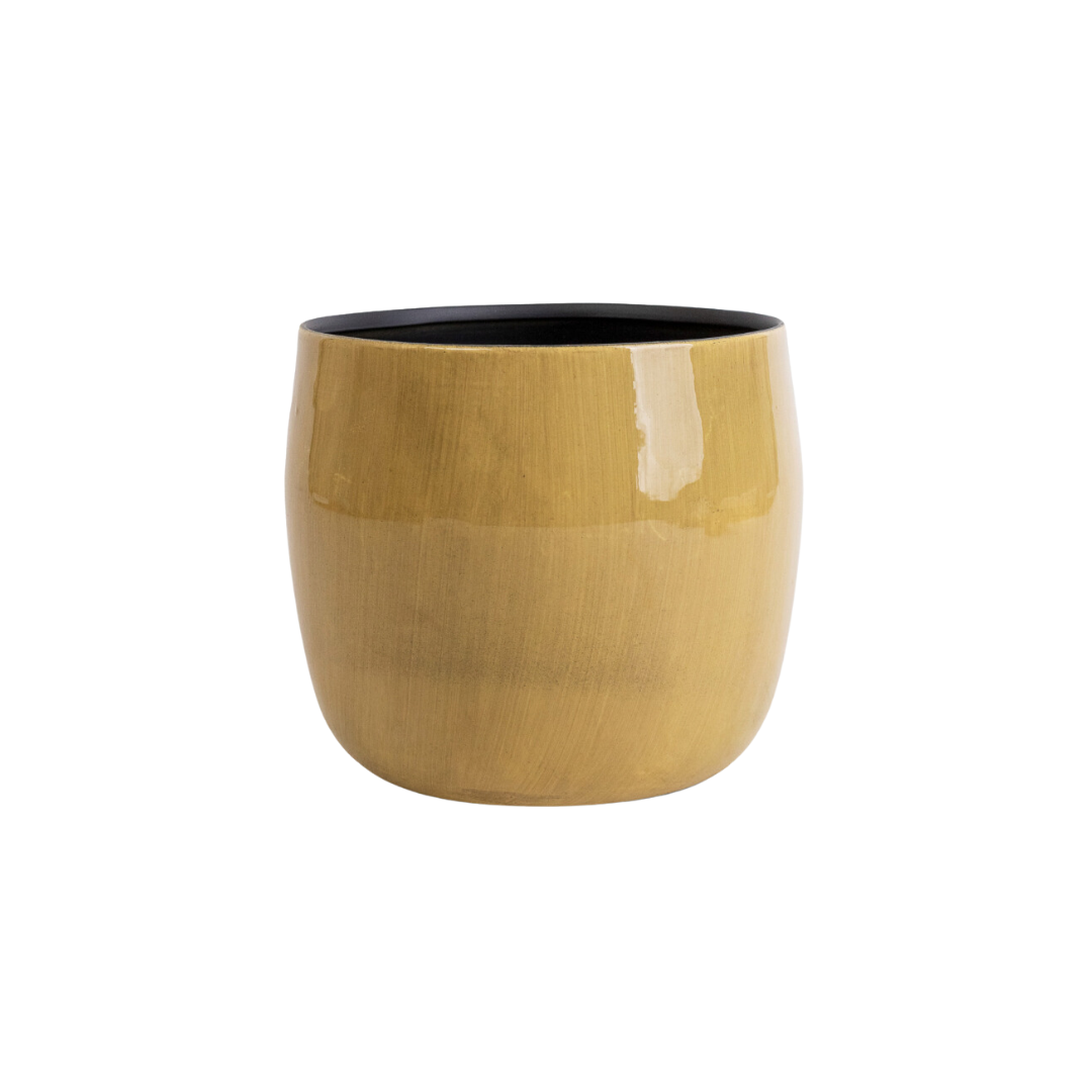 Babet bloempot camel Ø30 x H27 warme plantenpot Woonware