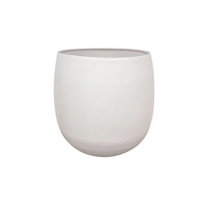 Grote witte plantenpot Stijn D45xH45 – moderne pot voor kamerplanten | Woonware